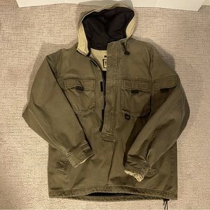 Eddie Bauer traditions Men’s M military style jacket multiple pockets